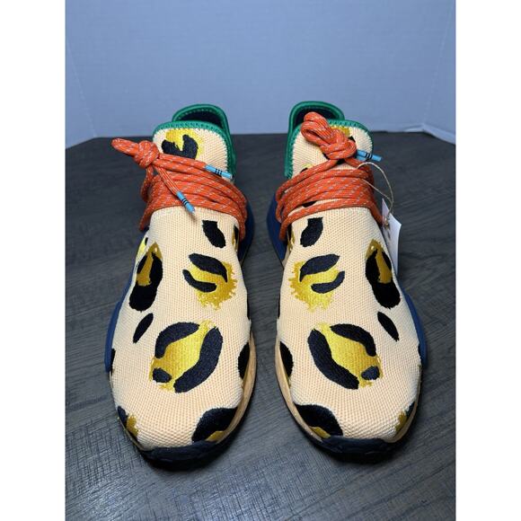 NEW Adidas Men's SIZE 10 Pharrell x NMD Human Race Animal Print Amber HP3221 - Picture 5 of 6